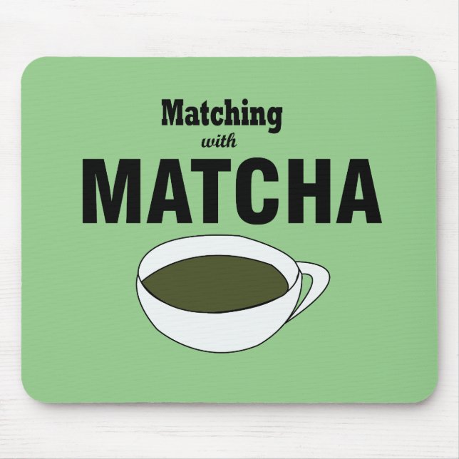 Mousepad Matcha Green Tea (Frente)