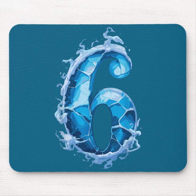 Mousepad Matching Six Seven Flaming Ice Funny Meme 67 Coupl (Frente)