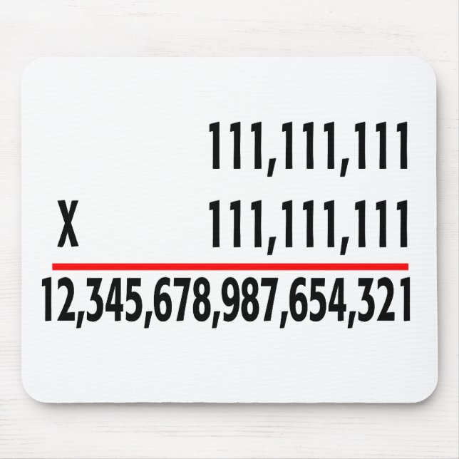 Mousepad Matemática (Frente)