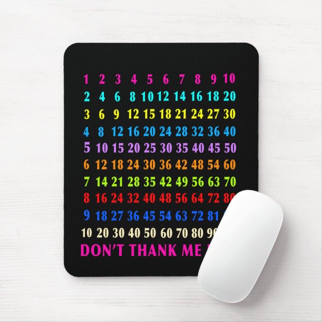 Mousepad Matemática  (Com mouse)