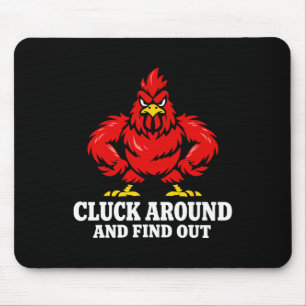 Mousepad Matemática das Galinhas Muitas Galinhas Pátio Aves