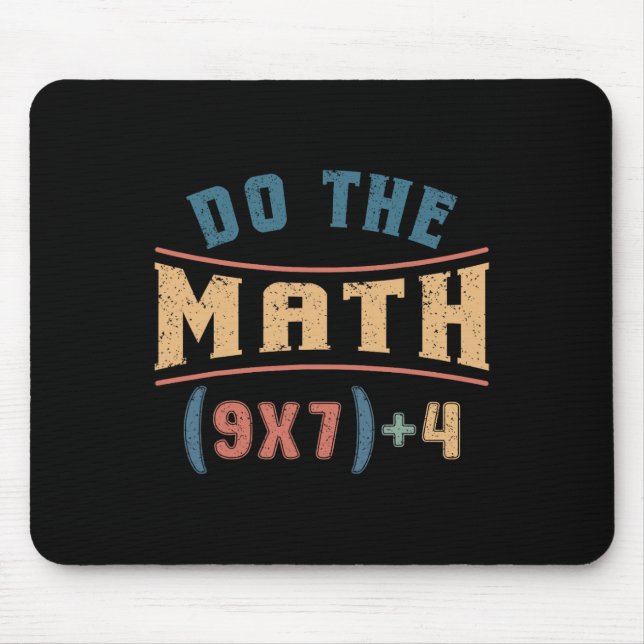 Mousepad Matemática Divertida 67 Equação de Meme Faça as Co (Frente)