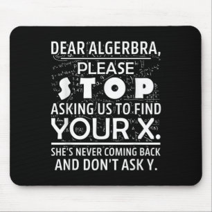 Mousepad Matemática Divertida Para Amantes de Matemática Ne