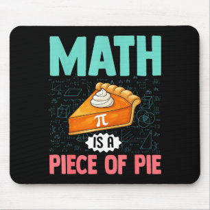 Mousepad Matemática É Um Pedaço De Torta Chá De Amante De M
