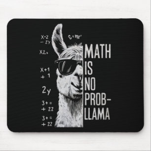 Mousepad Matemática Não É Prob-llama Llama Divertido Homem 