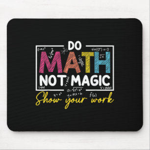 Mousepad Matemática Não Magia Engraçada Professora De Matem