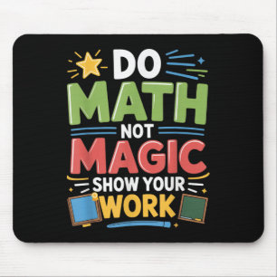 Mousepad Matemática Não Magia Professora De Matemática De V