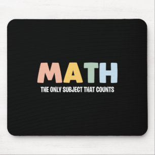 Mousepad Matemática o Único Assunto Que Conta - Chá de Mate