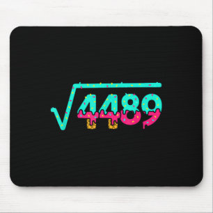Mousepad Matemática Radical 4489, Números de Donut Divertid