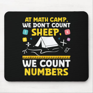 Mousepad Matemático Camp Matemático Acampando Matemático