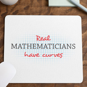 Mousepad Matemáticos Reais Têm Curvas Matemática Engra