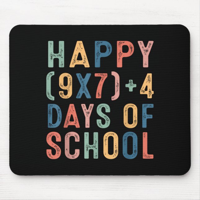 Mousepad Math Formula 67 Days Of School Funny Math Teacher  (Frente)