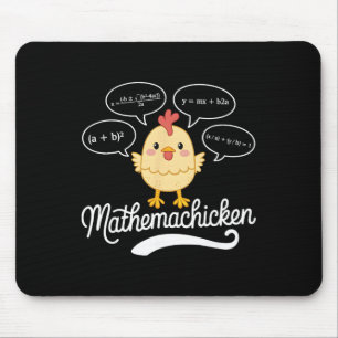 Mousepad Mathemachicken Matemática Frango Professor Aposent