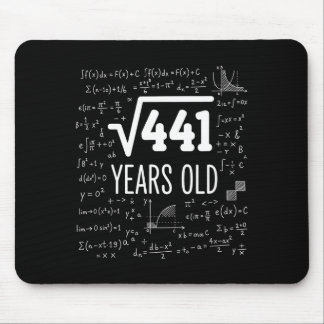 Mousepad Mathematics Square Root 441 Years Old, Clever Math