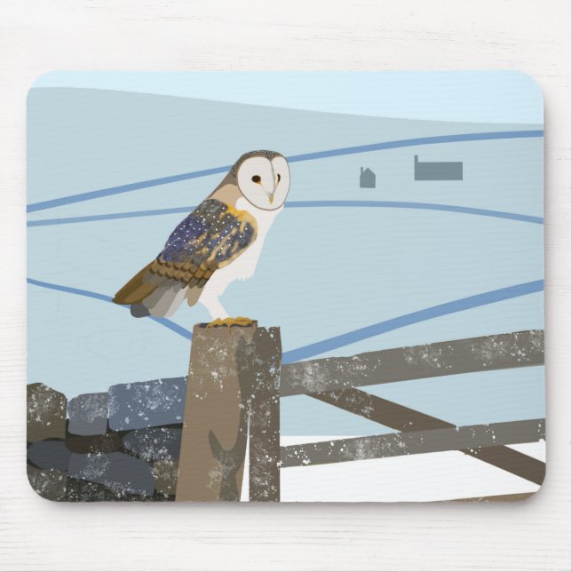 Mousepad Mato do rato-coruja (Frente)