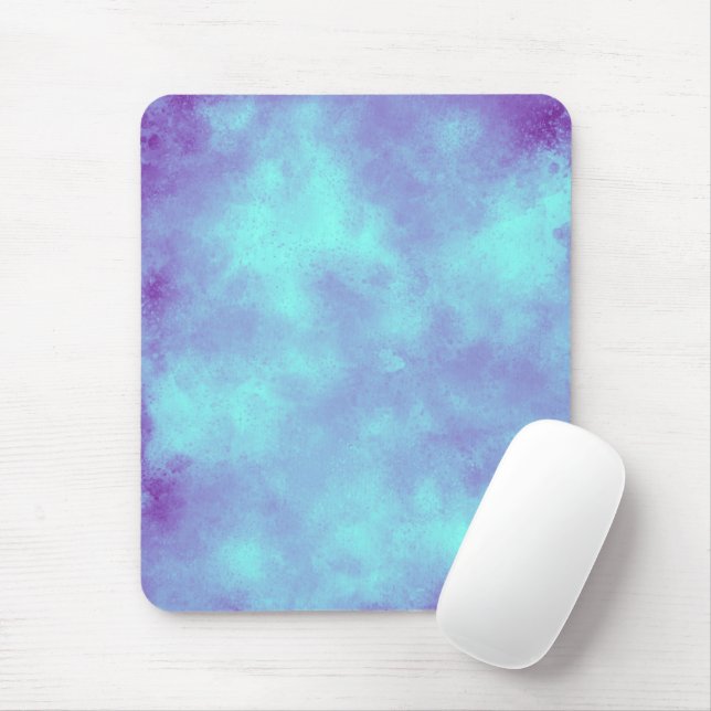 Mousepad Mato Rato de Efeito de Nuvem Roxo (Com mouse)