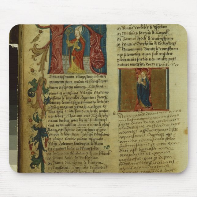 Mousepad Matrícula de Martin Luther (Frente)