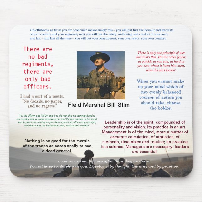 Mousepad Matriz de Mouse Bill Slim Leadership (Frente)