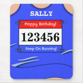 Mousepad Matriz de mouse de Vest Azul Runner