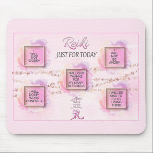 Mousepad Matriz de rato Bela e Única Princípios Reiki