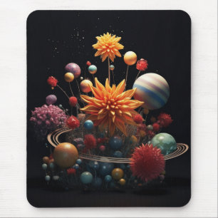 Mousepad Matriz do mouse do sistema solar