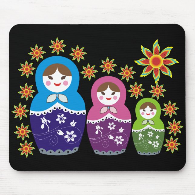 Mousepad Matryoshka Doll Mousepads. (Frente)