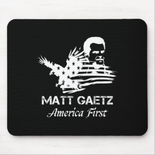Mousepad Matt Gaetz Face American Flag Eagle Trump 2024 Usa