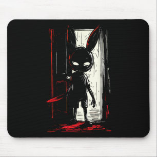Mousepad Mau Coelho Coelho Horrente Slasher Portas Nervosas