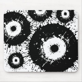 Mousepad Mau, preto e branco
