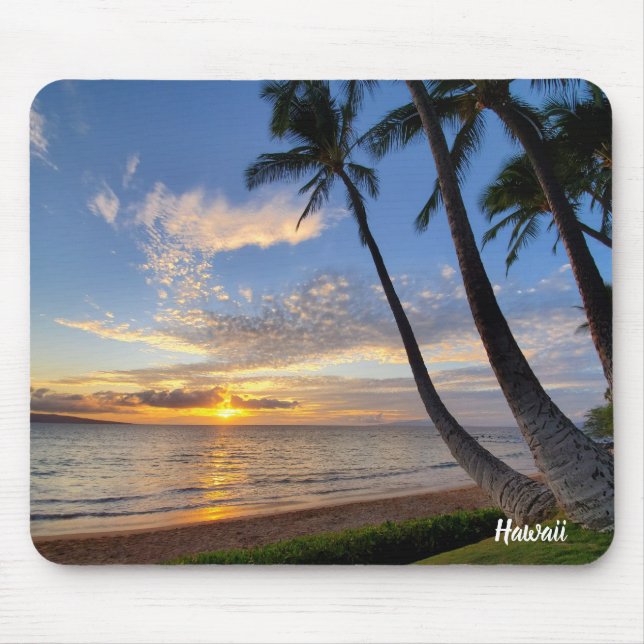 Mousepad Maui Sunset e Palm Trees (Frente)