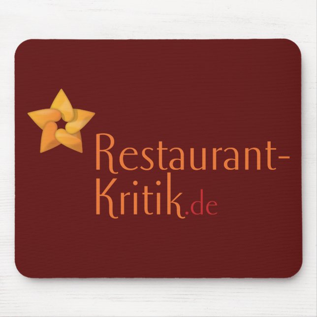 Mousepad Mauspad von Restaurant-Kritik.de (Frente)