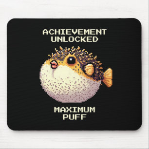 Mousepad Max Puff Conquistou Arte do Retro Gamer Pixel Puff