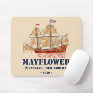 Mousepad Mayflower Tall Ship - Inglaterra para o Novo Mundo