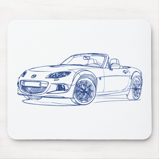 Mousepad Maz Miata MX5 2013 (Frente)