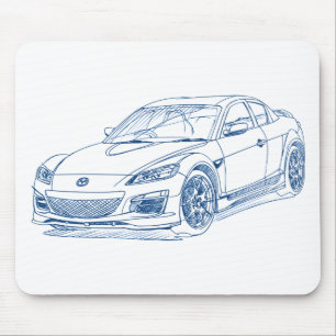 Mousepad Maz RX8 2009
