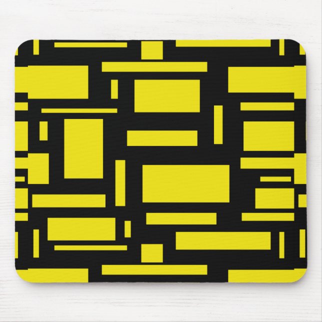 Mousepad Maze amarelo (Frente)