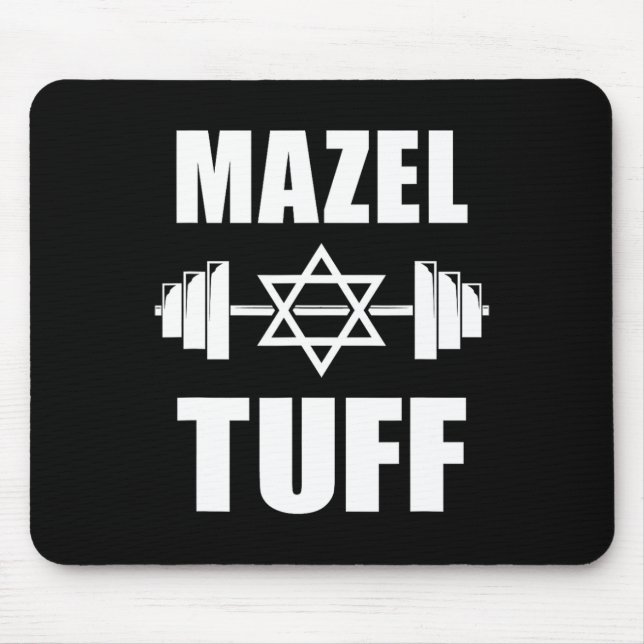 Mousepad Mazel Tuff Funny Juewout (Frente)
