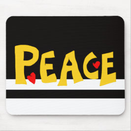 Mousepad MAZIPOODLES Peace Yellow