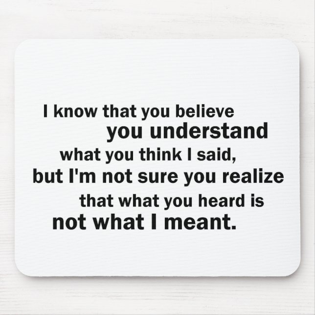 Mousepad McCloskey na compreensão (Frente)