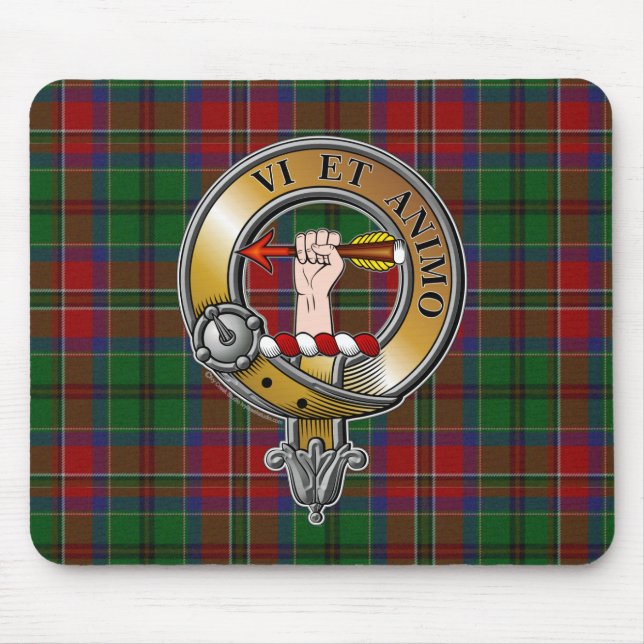 Mousepad McCulloch Tartan & Crachá (Frente)
