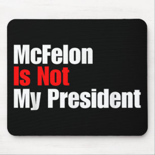 Mousepad Mcellon Não É O Meu Presidente Trump Condenado Por