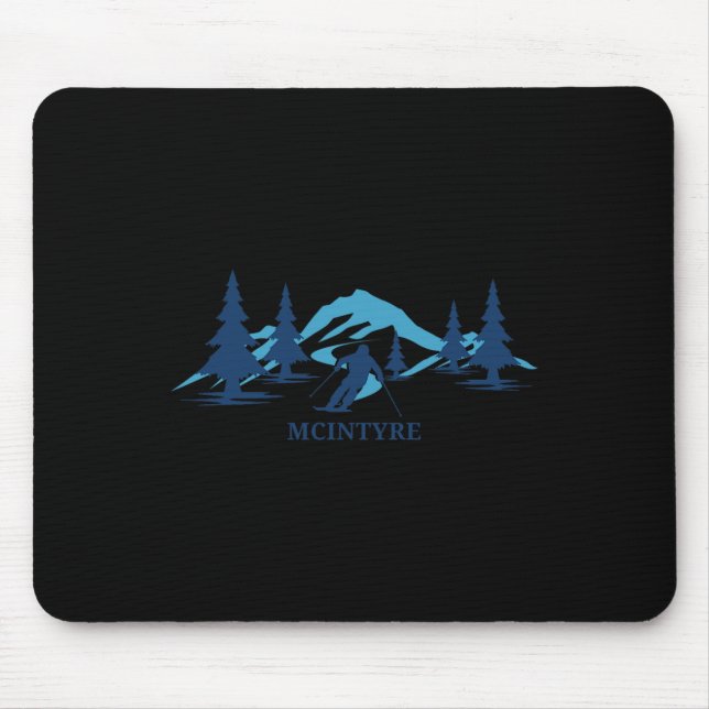 Mousepad Mcintyre New Hampshire Ski Resort Skiier (Frente)