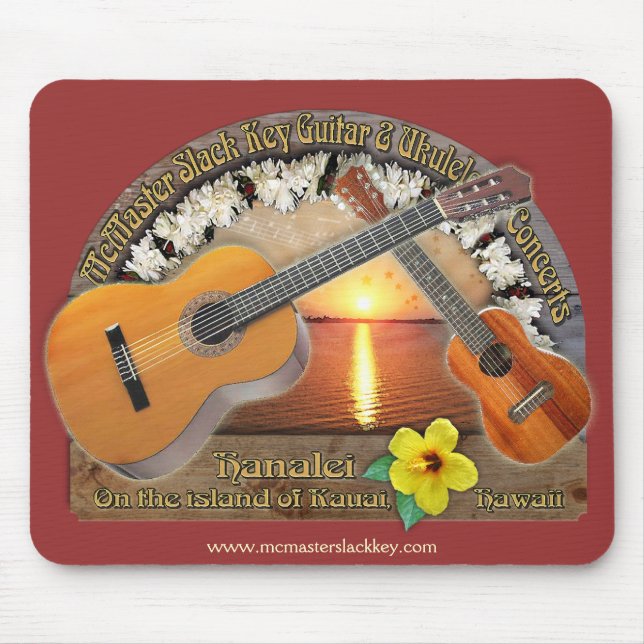 Mousepad McMaster Slack Key Concerts (Frente)