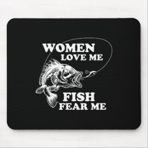 Mousepad Me Ame Peixe Me Tema Presente Divertido do Dia dos
