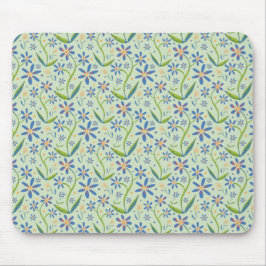 Mousepad Meadow | Dancing Watercolor Daisies