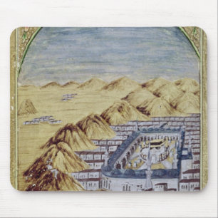 Mousepad Meca cercada pelas montanhas de Arafa