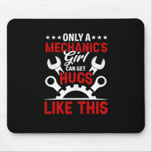 Mousepad Mecânica apenas moça mecânica