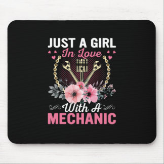 Mousepad Mecânica Apenas Uma Garota Apaixonada Por Um Mecân