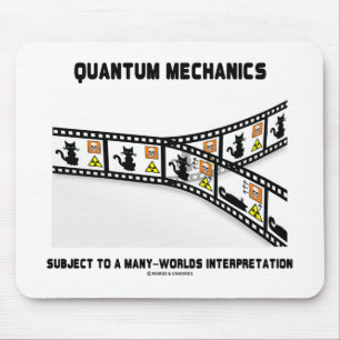 Mousepad Mecânica Quântica Interpretação De Muitos Mund