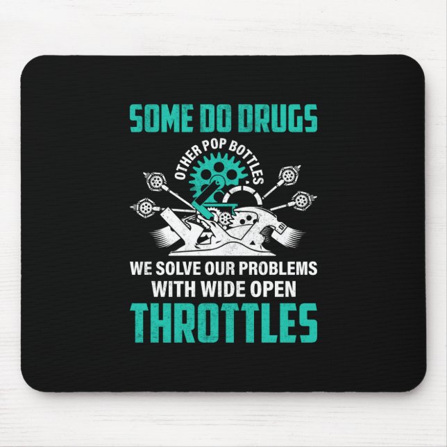 Mousepad Mecânico Resolvemos nossos Problemas (Frente)